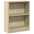 Estantería madera de ingeniería roble Sonoma 60x24x76