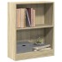 Estantería madera de ingeniería roble Sonoma 60x24x76