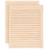 Puertas de armario de lamas 2 uds madera de pino 61,5x49,4