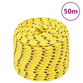 Cuerda de barco polipropileno amarillo 14 mm 50