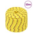 Cuerda de barco polipropileno amarillo 14 mm 50 m