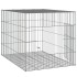 Jaula para conejos hierro galvanizado 78x54x54