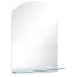 Espejo de pared con estante de vidrio templado 50x70