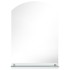 Espejo de pared con estante de vidrio templado 50x70