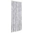 Cortina mosquitera de chenilla gris y blanca 56x185