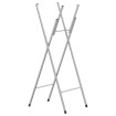 Patas de mesa plegables acero galvanizado plata 45x53x108 cm