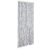Cortina mosquitera plateada chenilla 56x200