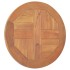 Superficie de mesa redonda madera maciza de teca 2,5 cm 40