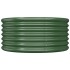 Jardinera de acero con recubrimiento en polvo verde 80x80x36