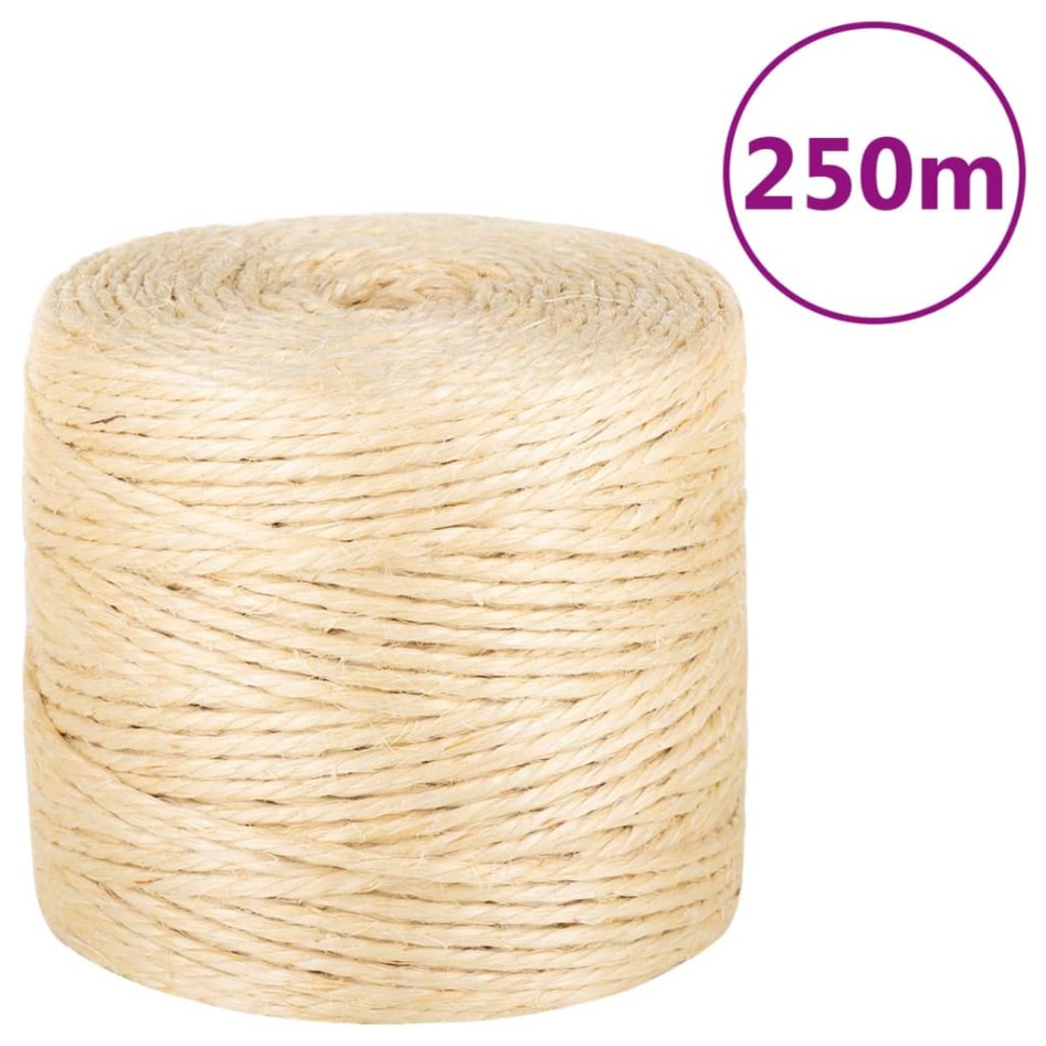 Cuerda 100% sisal 4 mm 250