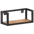 Estantes de pared 2 unidades 40 cm madera maciza