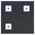 Espejo blanco 50x50