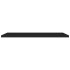 Estante flotante de pared MDF negro 120x23,5x3,8