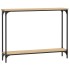 Mesa consola madera de ingeniería roble Sonoma 100x22,5x75