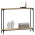 Mesa consola madera de ingeniería roble Sonoma 100x22,5x75
