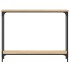 Mesa consola madera de ingeniería roble Sonoma 100x22,5x75