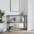 Mesa consola madera de ingeniería gris Sonoma 100x22,5x75