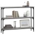 Mesa consola madera de ingeniería gris Sonoma 100x22,5x75