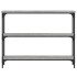Mesa consola madera de ingeniería gris Sonoma 100x22,5x75