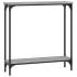 Mesa consola madera de ingeniería gris Sonoma 75x22,5x75