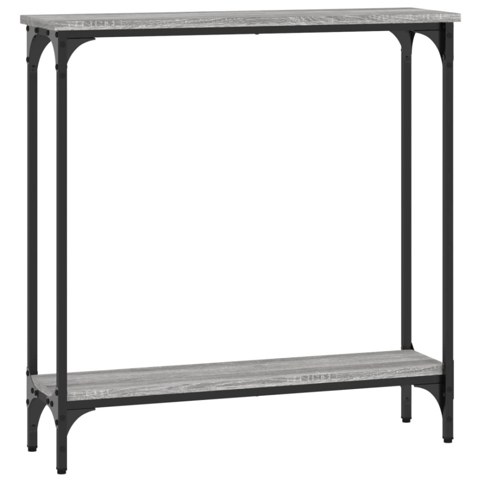 Mesa consola madera de ingeniería gris Sonoma 75x22,5x75