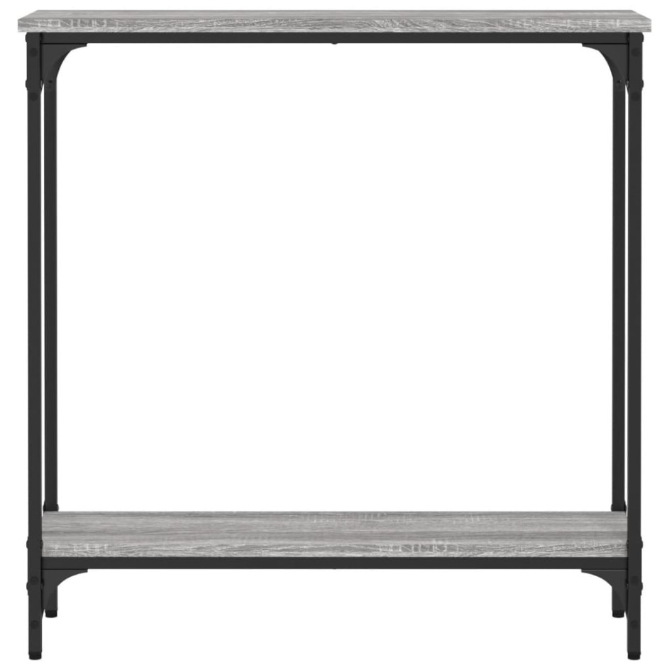 Mesa consola madera de ingeniería gris Sonoma 75x22,5x75