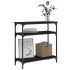 Mesa consola madera de ingeniería negra 75x29x75