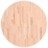 Tablero redondo de madera maciza de haya Ø70x1,5
