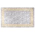 Alfombra lavable antideslizante gris 120x180