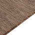 Alfombra de exterior de tejido plano marrón 80x250