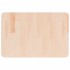 Encimera de baño madera maciza sin tratar 60x40x2,5