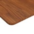 Tablero de mesa cuadrada madera roble marrón oscuro
