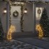 Estrella fugaz de luces Navidad con estacas 115 LED 89