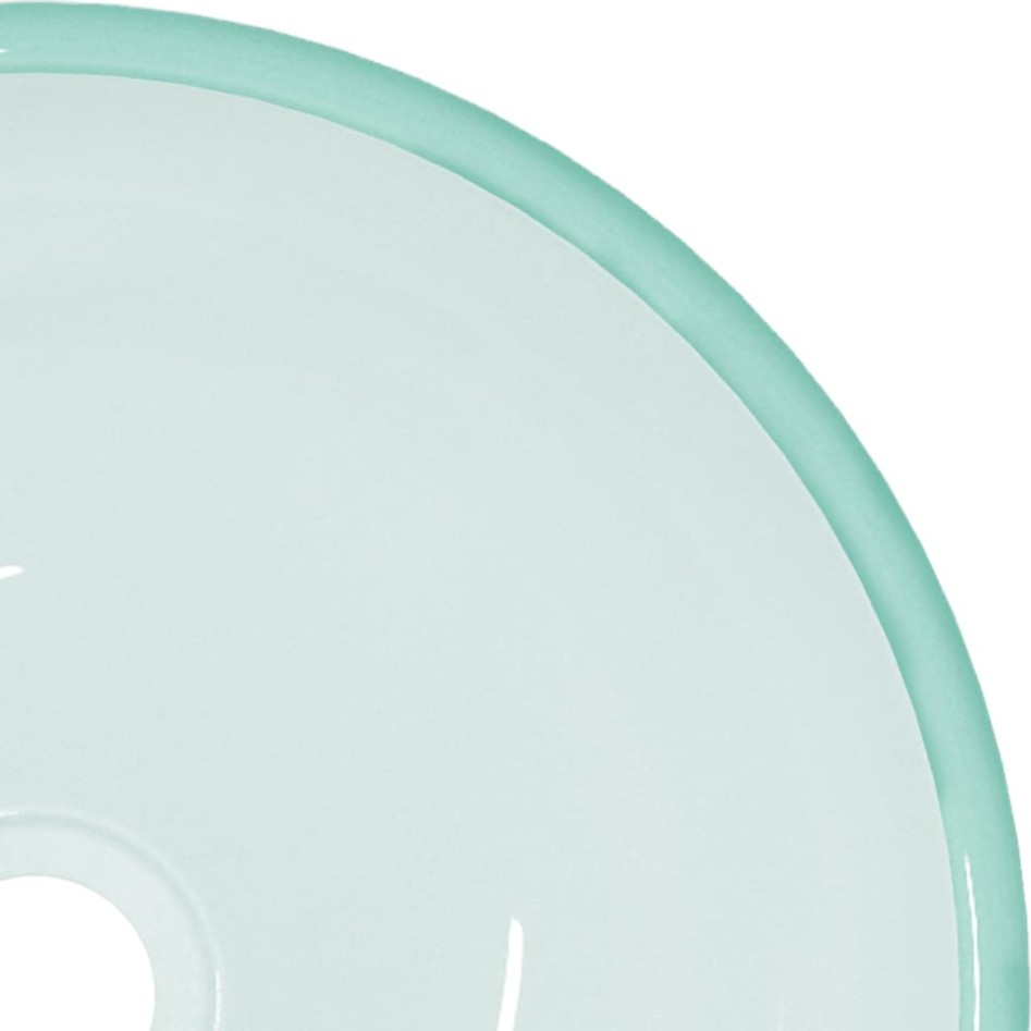 Lavabo de vidrio templado esmerilado 35x12