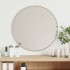 Espejo de pared redondo plateado Ø 40