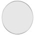 Espejo de pared redondo plateado Ø 40
