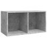 Caja para discos de vinilo madera contrachapada gris