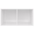 Caja para discos vinilo madera contrachapada blanco