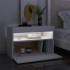 Mueble de TV con luces LED blanco 60x35x40