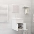 Conjunto de muebles de baño 2 pzas madera contrachapada