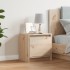 Mesita de noche madera maciza de pino 40x30,5x40