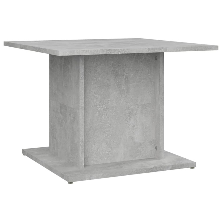Mesa de centro madera ingeniería gris hormigón 55,5x55,5x40