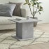 Mesa de centro madera ingeniería gris hormigón 55,5x55,5x40