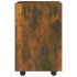 Armario auxiliar ruedas contrachapado roble ahumado 33x38x60