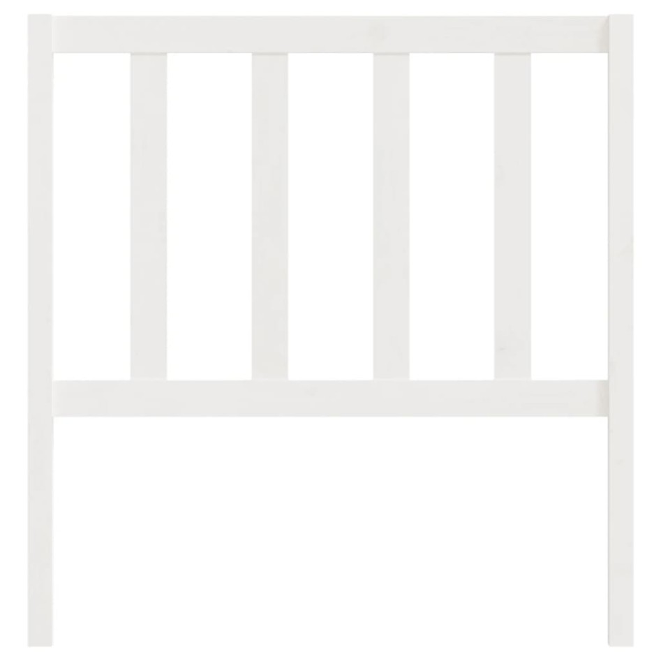 Cabecero de cama madera maciza de pino blanco 106x4x100