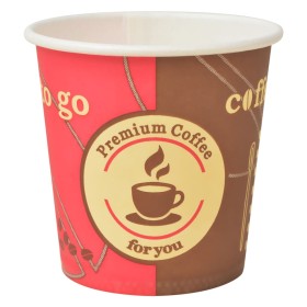 Vasos desechables para café 1000 unidades papel 120 ml 4