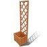 Jardinera de madera enrejada, 40 x 30 x 135