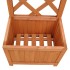 Jardinera de madera enrejada, 40 x 30 x 135