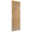Cortina de bambú puerta contra insectos 56x185 cm