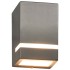 Lámparas de pared de exterior 2 uds 35 W plateado
